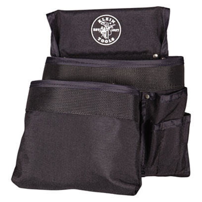 Klein - Tool Pouch, Black Cordura Nylon, 8-Pockets, Tunnel Loop 5701