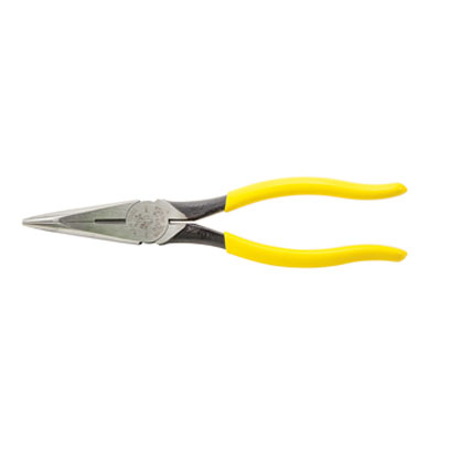 D2038 Klein - Long-Nose Pliers, HD Side Cutters, 8-5/16in D203-8