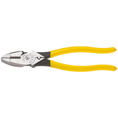 D2139NECR Klein - Side-Cutting Pliers, Hi-Leverage NE, Crimping Die, 9-1/4in D213-9NE-CR