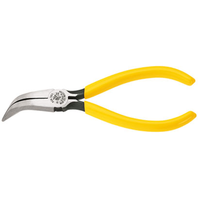 D3026 Klein - Long-Nose Pliers, Curved, 6-1/4in D302-6