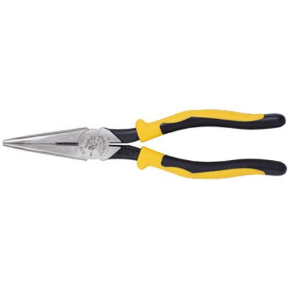 J2038 Klein - Journeyman Long-Nose Pliers, HD Side Cutters, 8-5/16 J2038