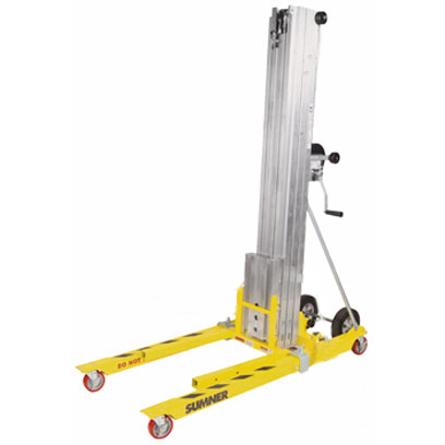 sumner material contractor lift portable lifts 12ft galvanized